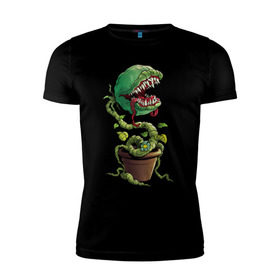 Мужская футболка премиум с принтом Plants vs zombies в Тюмени, 92% хлопок, 8% лайкра | приталенный силуэт, круглый вырез ворота, длина до линии бедра, короткий рукав | plants | zombies