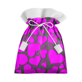 Подарочный 3D мешок с принтом Любовная история в Тюмени, 100% полиэстер | Размер: 29*39 см | Тематика изображения на принте: любовь | поцелуй | святой валентин | сердце | счастье | я люблю тебя