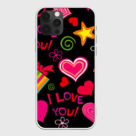 Чехол для iPhone 12 Pro Max с принтом Праздник любви в Тюмени, Силикон |  | любовь | поцелуй | праздник | святой валентин | сердце | счастье | я люблю тебя