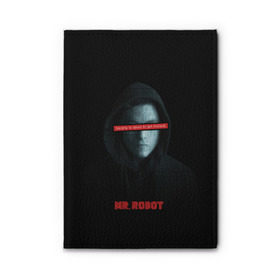 Обложка для автодокументов с принтом Mr Robot в Тюмени, натуральная кожа |  размер 19,9*13 см; внутри 4 больших “конверта” для документов и один маленький отдел — туда идеально встанут права | fsociety | mr robot | анонимус | мистер робот