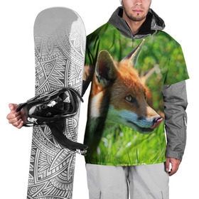 Накидка на куртку 3D с принтом Лисица в Тюмени, 100% полиэстер |  | животные | лес | лиса | природа | рыжая