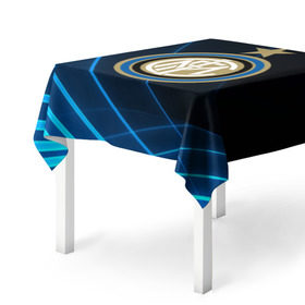 Скатерть 3D с принтом Inter Milan в Тюмени, 100% полиэстер (ткань не мнется и не растягивается) | Размер: 150*150 см | inter | milan | интер | италия | милан | футбол | футболист
