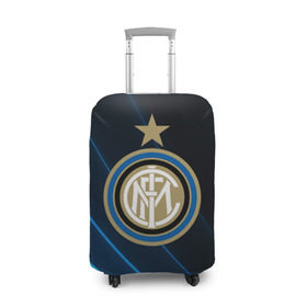 Чехол для чемодана 3D с принтом Inter Milan в Тюмени, 86% полиэфир, 14% спандекс | двустороннее нанесение принта, прорези для ручек и колес | inter | milan | интер | италия | милан | футбол | футболист