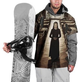 Накидка на куртку 3D с принтом AHS в Тюмени, 100% полиэстер |  | Тематика изображения на принте: american horror story | американская история ужасов