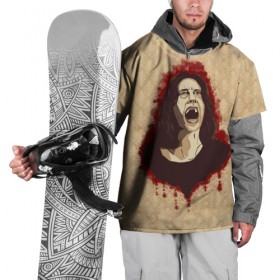 Накидка на куртку 3D с принтом Lana Winters в Тюмени, 100% полиэстер |  | Тематика изображения на принте: американская история ужасов