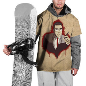 Накидка на куртку 3D с принтом Dr. Thredson в Тюмени, 100% полиэстер |  | Тематика изображения на принте: американская история ужасов