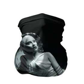 Бандана-труба 3D с принтом Lady Gaga в Тюмени, 100% полиэстер, ткань с особыми свойствами — Activecool | плотность 150‒180 г/м2; хорошо тянется, но сохраняет форму | american horror story | американская история ужасов