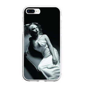 Чехол для iPhone 7Plus/8 Plus матовый с принтом Lady Gaga в Тюмени, Силикон | Область печати: задняя сторона чехла, без боковых панелей | american horror story | американская история ужасов