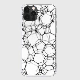Чехол для iPhone 12 Pro Max с принтом Пузыри в Тюмени, Силикон |  | Тематика изображения на принте: абстракция | пузыри | сетка