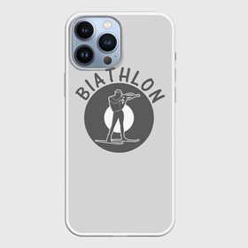 Чехол для iPhone 13 Pro Max с принтом biathlon sport в Тюмени,  |  | biathlon | биатлон | гонка | зимний спорт | кубок мира | олимпиада | спорт | спринт | чемпионат | чемпионат мира | эстафета