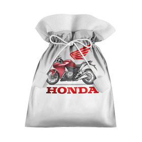 Подарочный 3D мешок с принтом Honda 2 в Тюмени, 100% полиэстер | Размер: 29*39 см | honda | moto | мото | мотоцикл | мотоциклы | хонда