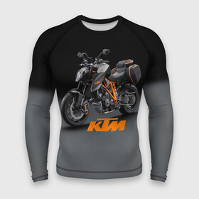 Мужской рашгард 3D с принтом KTM 4 в Тюмени,  |  | ktm | moto | катээм | ктм | мото | мотоцикл | мотоциклы
