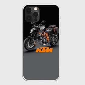 Чехол для iPhone 12 Pro с принтом KTM 4 в Тюмени, силикон | область печати: задняя сторона чехла, без боковых панелей | ktm | moto | катээм | ктм | мото | мотоцикл | мотоциклы