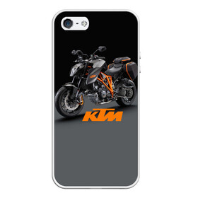 Чехол для iPhone 5/5S матовый с принтом KTM 4 в Тюмени, Силикон | Область печати: задняя сторона чехла, без боковых панелей | Тематика изображения на принте: ktm | moto | катээм | ктм | мото | мотоцикл | мотоциклы