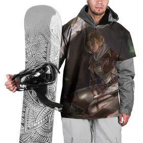 Накидка на куртку 3D с принтом Cave в Тюмени, 100% полиэстер |  | annie leonhardt | attack on titan | атака титанов | вторжение гигантов | энни леонхарт