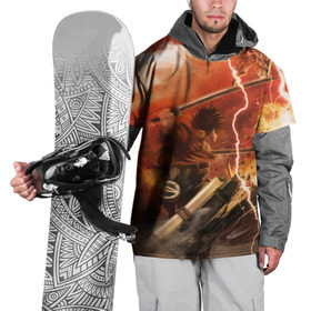 Накидка на куртку 3D с принтом Атака Титанов в Тюмени, 100% полиэстер |  | Тематика изображения на принте: attack on titan | атака титанов | вторжение гигантов