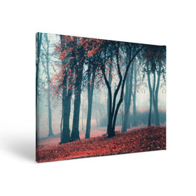 Холст прямоугольный с принтом Осень в Тюмени, 100% ПВХ |  | autumn | bright | colors | forest | paint | trees | деревья | краски | лес | осень | цвета | яркие