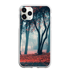 Чехол для iPhone 11 Pro матовый с принтом Осень в Тюмени, Силикон |  | autumn | bright | colors | forest | paint | trees | деревья | краски | лес | осень | цвета | яркие