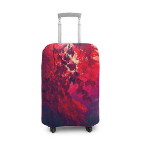 Чехол для чемодана 3D с принтом Осень в Тюмени, 86% полиэфир, 14% спандекс | двустороннее нанесение принта, прорези для ручек и колес | autumn | bright | colors | forest | trees | деревья | краски | лес | лучи | осень | солнце | цвета | яркие
