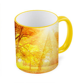 Кружка 3D с принтом Осень в Тюмени, керамика | ёмкость 330 мл | autumn | bright | colors | forest | paint | trees | деревья | краски | лес | осень | цвета | яркие