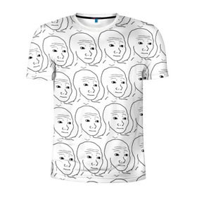 Мужская футболка 3D спортивная с принтом I Know That Feel Bro в Тюмени, 100% полиэстер с улучшенными характеристиками | приталенный силуэт, круглая горловина, широкие плечи, сужается к линии бедра | мем | мемы