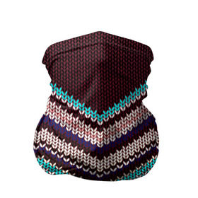Бандана-труба 3D с принтом Плетение в Тюмени, 100% полиэстер, ткань с особыми свойствами — Activecool | плотность 150‒180 г/м2; хорошо тянется, но сохраняет форму | зигзаг | свитер | текстура