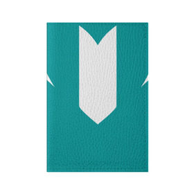 Обложка для паспорта матовая кожа с принтом Месси (белая) в Тюмени, натуральная матовая кожа | размер 19,3 х 13,7 см; прозрачные пластиковые крепления | Тематика изображения на принте: barcelona | leo | lionel | messi | месси