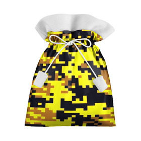 Подарочный 3D мешок с принтом Пиксели в Тюмени, 100% полиэстер | Размер: 29*39 см | военная тематика | камуфляж | милитари