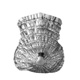 Бандана-труба 3D с принтом Хатифнатты в Тюмени, 100% полиэстер, ткань с особыми свойствами — Activecool | плотность 150‒180 г/м2; хорошо тянется, но сохраняет форму | moomins | мумми тролль | папа