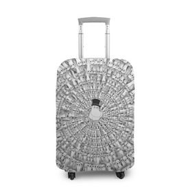 Чехол для чемодана 3D с принтом Хатифнатты в Тюмени, 86% полиэфир, 14% спандекс | двустороннее нанесение принта, прорези для ручек и колес | moomins | мумми тролль | папа