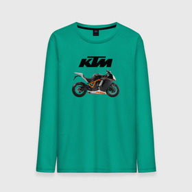 Мужской лонгслив хлопок с принтом KTM 6 в Тюмени, 100% хлопок |  | ktm | moto | катээм | ктм | мото | мотоцикл | мотоциклы