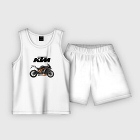 Детская пижама с шортами хлопок с принтом KTM 6 в Тюмени,  |  | ktm | moto | катээм | ктм | мото | мотоцикл | мотоциклы