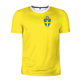 Мужская футболка 3D спортивная с принтом Ибрагимович в Тюмени, 100% полиэстер с улучшенными характеристиками | приталенный силуэт, круглая горловина, широкие плечи, сужается к линии бедра | златан | манчестер | мю | футбол | швеция | юнайтед
