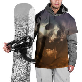 Накидка на куртку 3D с принтом Doom в Тюмени, 100% полиэстер |  | Тематика изображения на принте: doom | skull | slayer | палач | скелет | череп