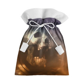 Подарочный 3D мешок с принтом Doom в Тюмени, 100% полиэстер | Размер: 29*39 см | doom | skull | slayer | палач | скелет | череп