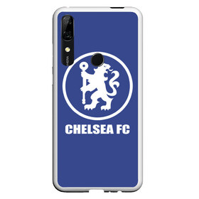 Чехол для Honor P Smart Z с принтом Chelsea FC в Тюмени, Силикон | Область печати: задняя сторона чехла, без боковых панелей | chelsea | англия | премьер лига | фанат | футбол | футболист | челси