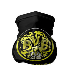 Бандана-труба 3D с принтом Borussia Dortmund в Тюмени, 100% полиэстер, ткань с особыми свойствами — Activecool | плотность 150‒180 г/м2; хорошо тянется, но сохраняет форму | боруссия | дортмунд