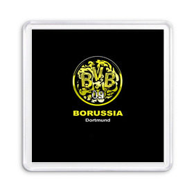 Магнит 55*55 с принтом Borussia Dortmund в Тюмени, Пластик | Размер: 65*65 мм; Размер печати: 55*55 мм | боруссия | дортмунд