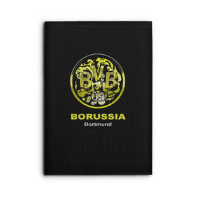 Обложка для автодокументов с принтом Borussia Dortmund в Тюмени, натуральная кожа |  размер 19,9*13 см; внутри 4 больших “конверта” для документов и один маленький отдел — туда идеально встанут права | боруссия | дортмунд
