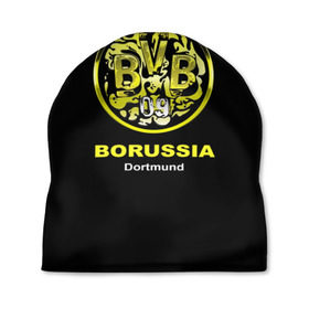Шапка 3D с принтом Borussia Dortmund в Тюмени, 100% полиэстер | универсальный размер, печать по всей поверхности изделия | Тематика изображения на принте: боруссия | дортмунд