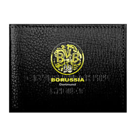 Обложка для студенческого билета с принтом Borussia Dortmund в Тюмени, натуральная кожа | Размер: 11*8 см; Печать на всей внешней стороне | боруссия | дортмунд