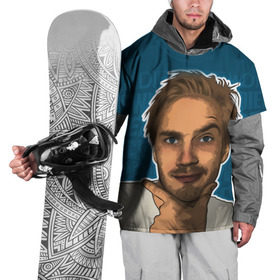 Накидка на куртку 3D с принтом Pew die pie в Тюмени, 100% полиэстер |  | Тематика изображения на принте: pewdiepie