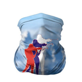 Бандана-труба 3D с принтом Biathlon russia в Тюмени, 100% полиэстер, ткань с особыми свойствами — Activecool | плотность 150‒180 г/м2; хорошо тянется, но сохраняет форму | биатлон