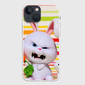 Чехол для iPhone 13 mini с принтом Злой кролик в Тюмени,  |  | животные | злой | игрушка | кролик | мультфильм | тайная жизнь домашних животных