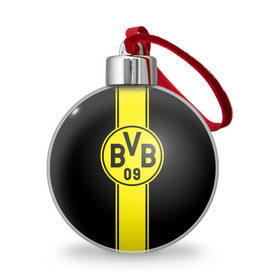 Ёлочный шар с принтом BVB в Тюмени, Пластик | Диаметр: 77 мм | borussia dortmund | боруссия дортмунд | бундеслига | германия | футбол | футболист
