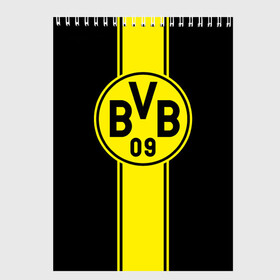 Скетчбук с принтом BVB в Тюмени, 100% бумага
 | 48 листов, плотность листов — 100 г/м2, плотность картонной обложки — 250 г/м2. Листы скреплены сверху удобной пружинной спиралью | borussia dortmund | боруссия дортмунд | бундеслига | германия | футбол | футболист