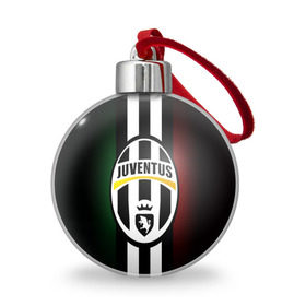 Ёлочный шар с принтом Juventus FC в Тюмени, Пластик | Диаметр: 77 мм | juve | италия | клуб | фк | футбол | футбольный | ювентус