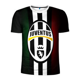 Мужская футболка 3D спортивная с принтом Juventus FC в Тюмени, 100% полиэстер с улучшенными характеристиками | приталенный силуэт, круглая горловина, широкие плечи, сужается к линии бедра | juve | италия | клуб | фк | футбол | футбольный | ювентус