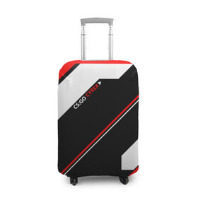 Чехол для чемодана 3D с принтом cs:go - Cyrex style (Сайрекс) в Тюмени, 86% полиэфир, 14% спандекс | двустороннее нанесение принта, прорези для ручек и колес | cs | csgo | cyrex | го | кс | сайрекс