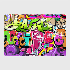 Магнитный плакат 3Х2 с принтом Граффити в Тюмени, Полимерный материал с магнитным слоем | 6 деталей размером 9*9 см | балон | граффити | краски | молодежь | рисунок | стена | стиль | улица | уличный образ